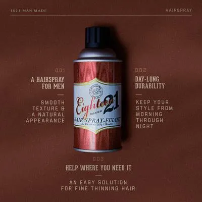 18.21 Man Made Sweet Tobacco Premium Hairspray