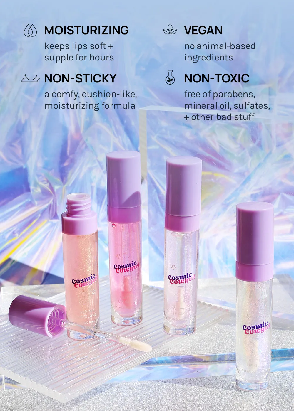 AOA Cosmic Cowgirl Glitter Lip Gloss