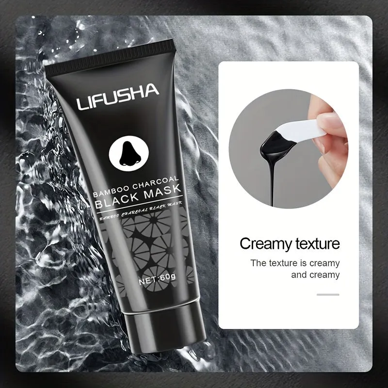 Bamboo Charcoal Peel Off Mask  Deep Cleansing for All Skin Types