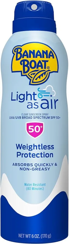 Banana Boat SPF50  Continuous Spray Sunscreen 6 oz