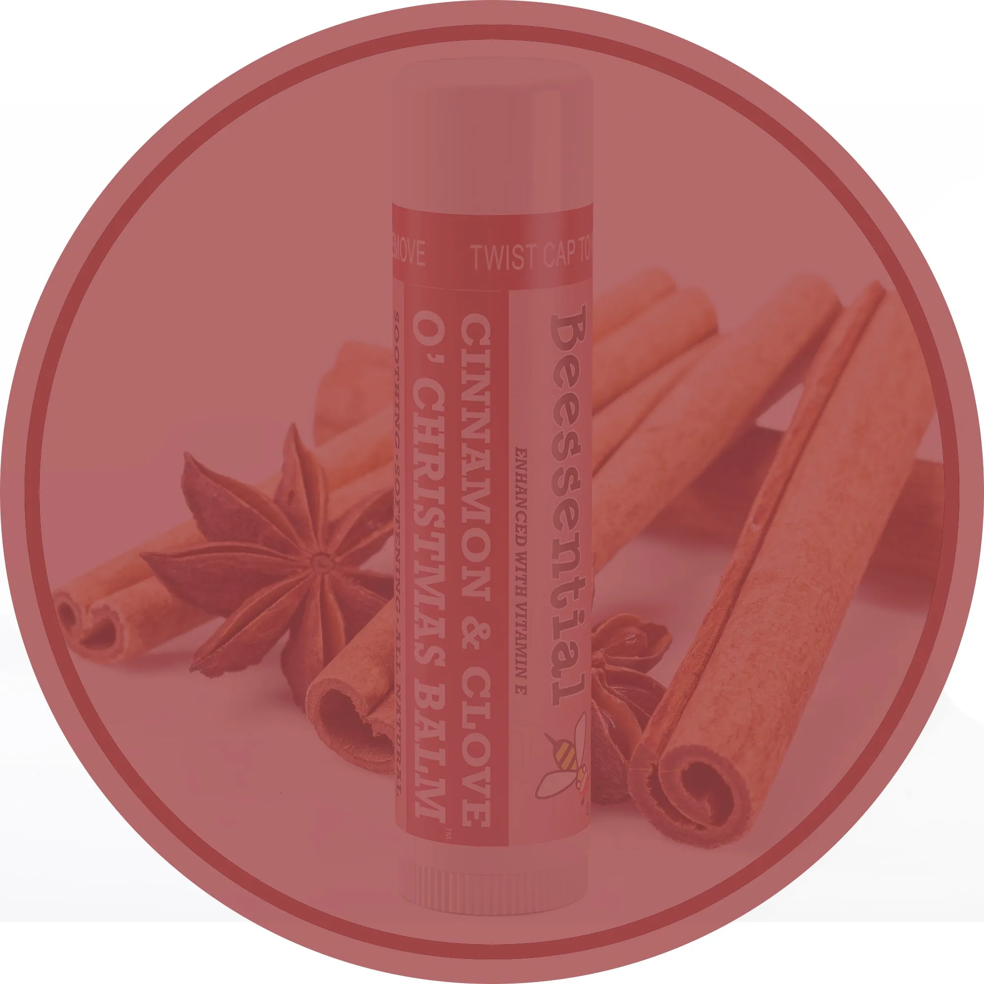 Beessential O'Christmas Balm - Cinnamon and Clove Lip Balm