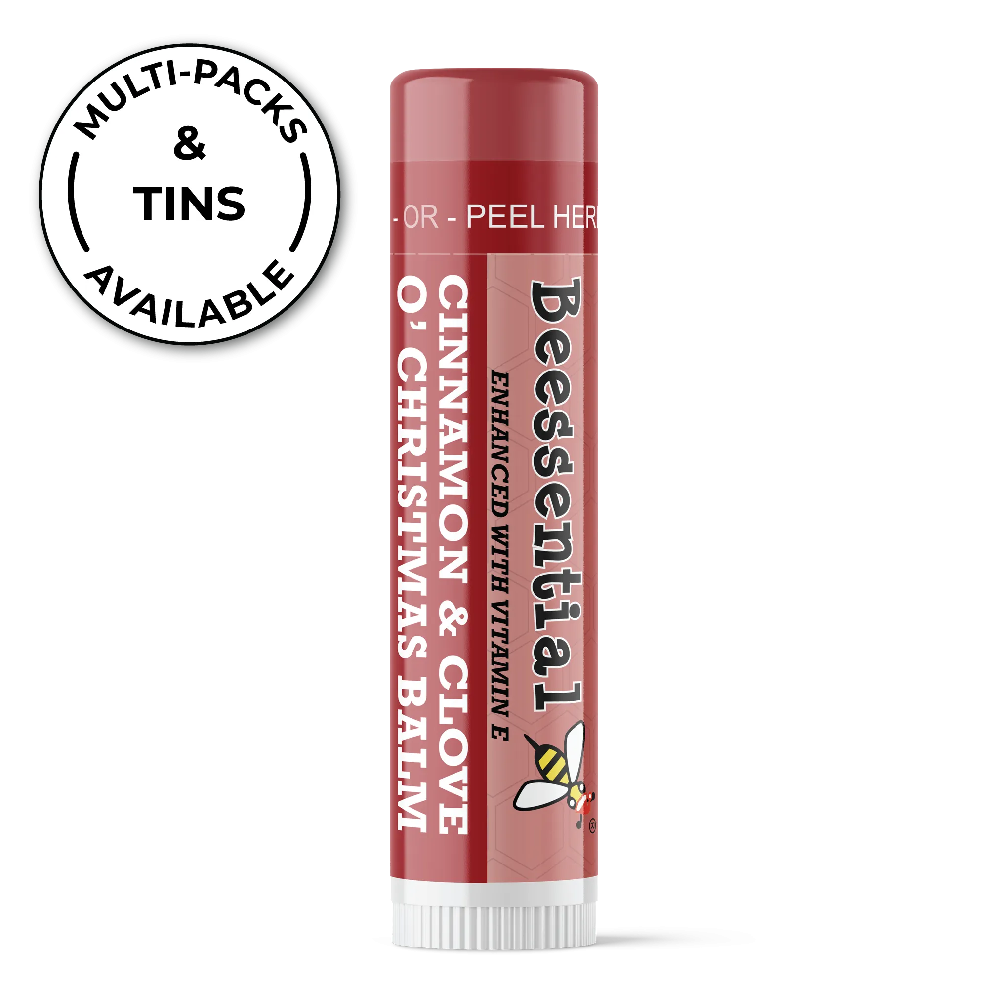 Beessential O'Christmas Balm - Cinnamon and Clove Lip Balm