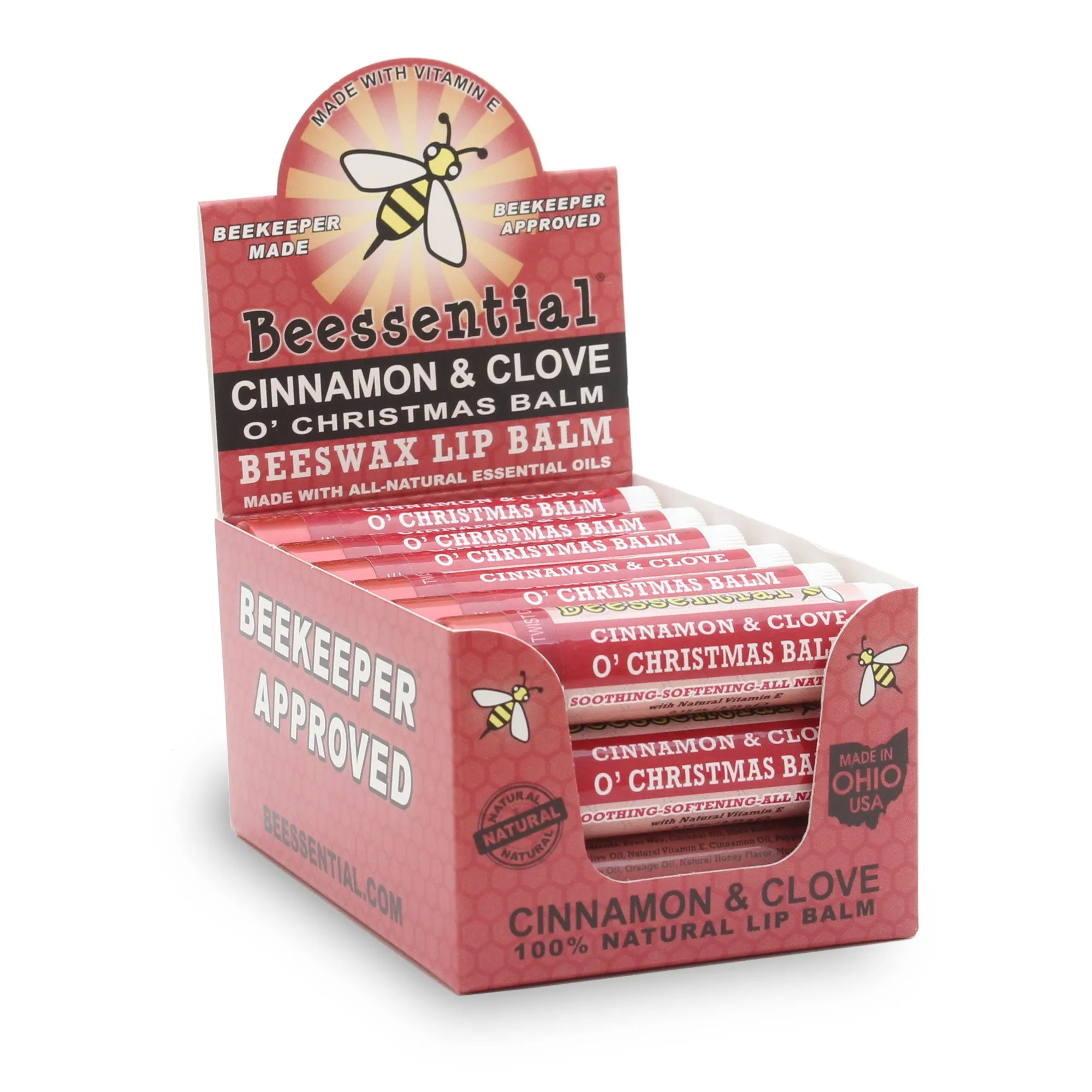 Beessential O'Christmas Balm - Cinnamon and Clove Lip Balm
