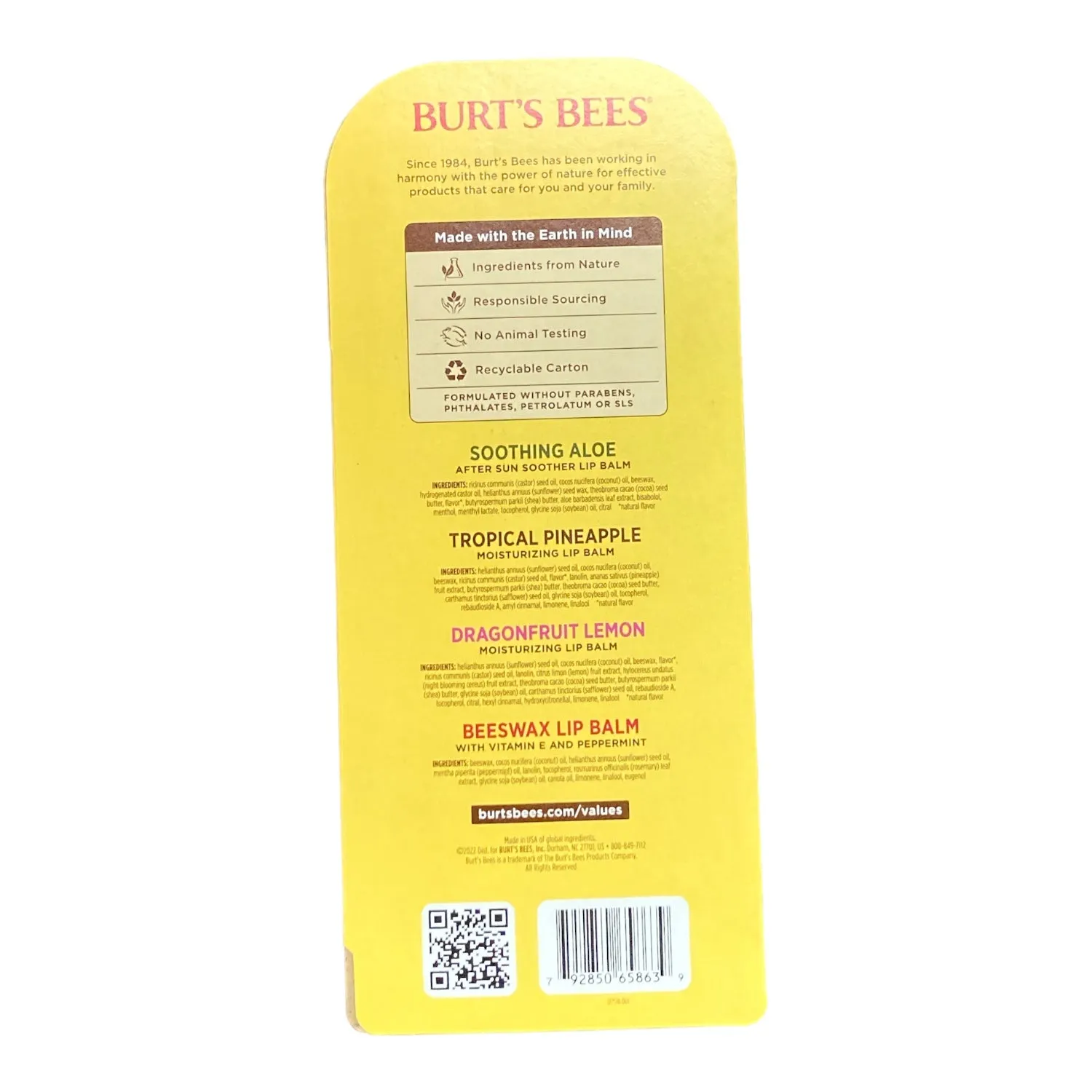 Burt’s Bees Soak Up the Sun Lip Balm Variety Pack (10 ct.)