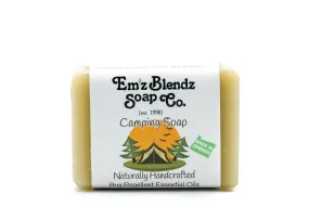 Camping Soap Bar with Hemp | Natural Insect Repellent & Biodegradable Cleanser