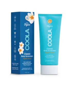 Coola Classic Body Organic Sunscreen Lotion SPF 30 - Tropical Coconut