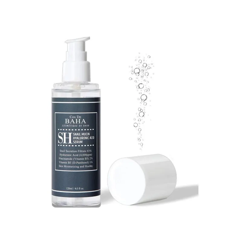 COS DE BAHA (SH) Snail Mucin Hyaluronic Acid Serum 120ml