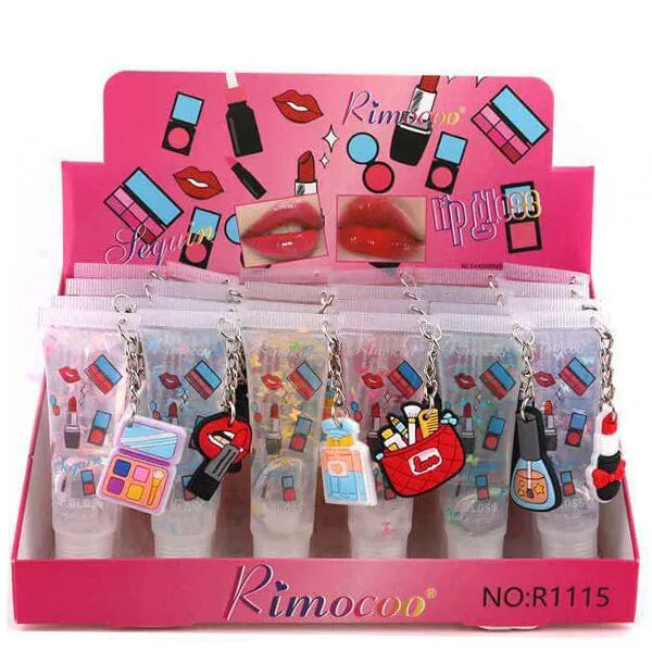 Cute Charm Dangle Lip Gloss 1942 ( 24 units)