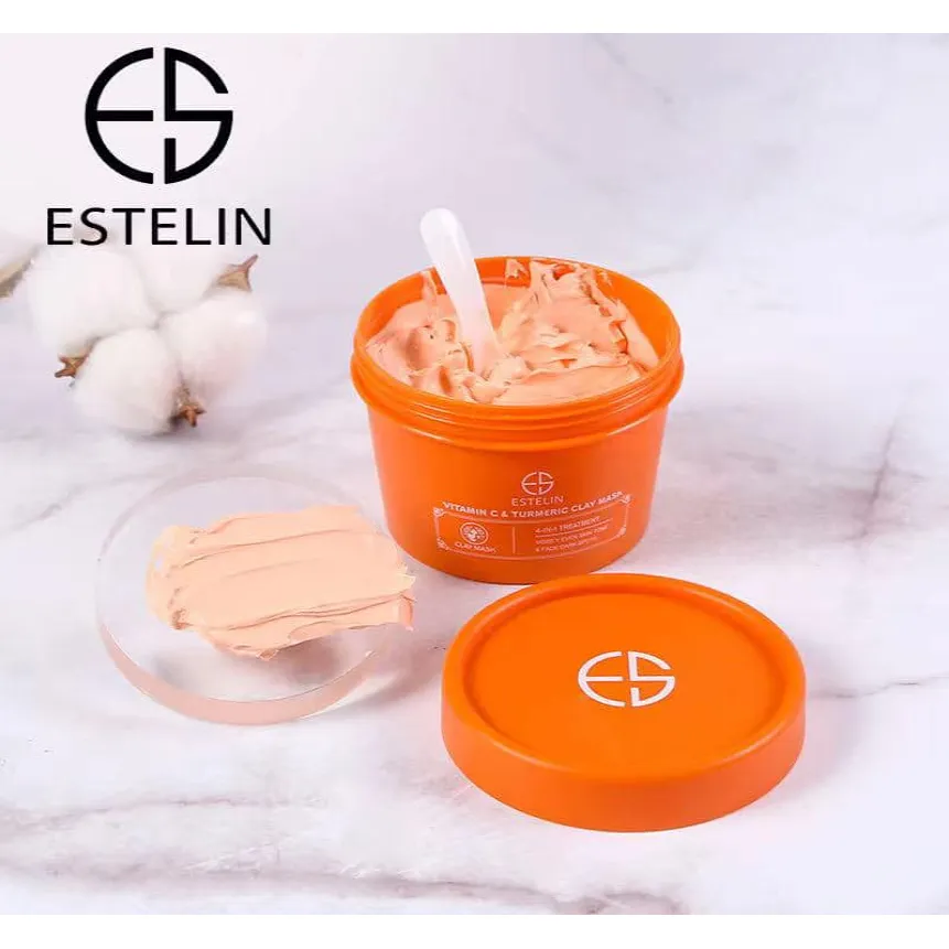 Estelin Vitamin C & Turmeric Clay Mask 4-in-1 Treatment