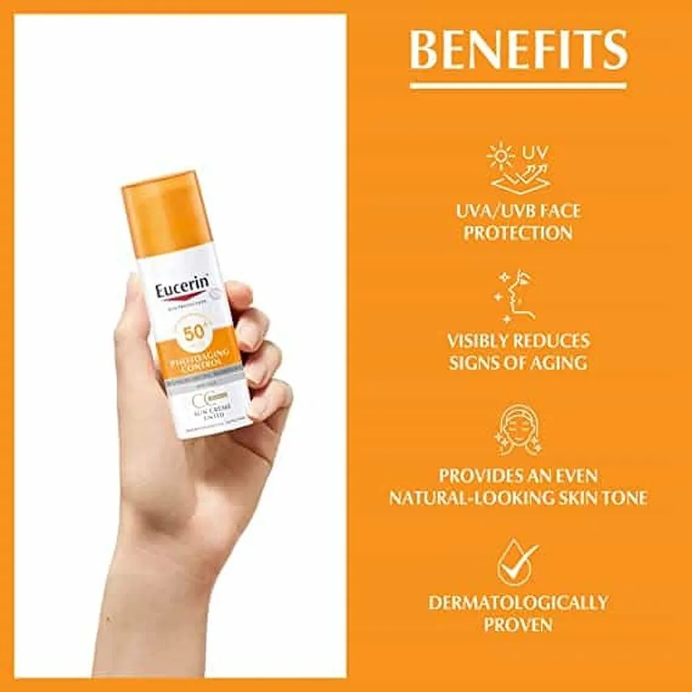 Eucerin Photoaging Control Tinted Gel Creme Medium SPF50 