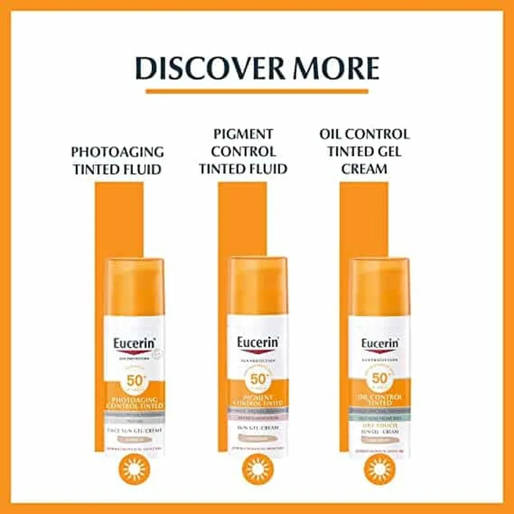 Eucerin Photoaging Control Tinted Gel Creme Medium SPF50 