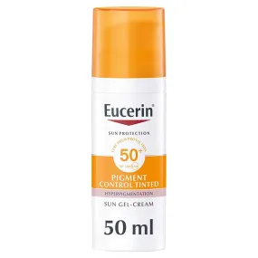 Eucerin Sun Pigment Control Medium Tinted Gel-Cream SPF50  Sunscreen For Hyperpigmentation 50ml