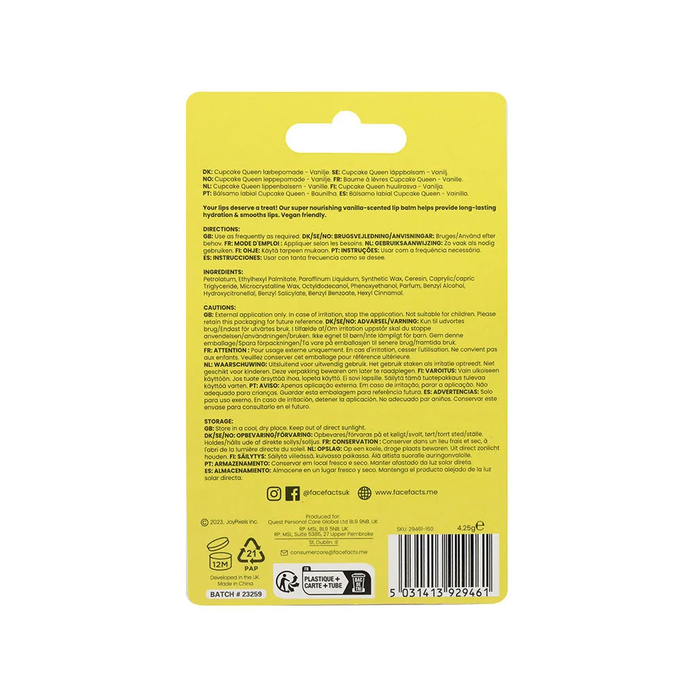 Face Facts Cupcake Lip Balm 2Pack