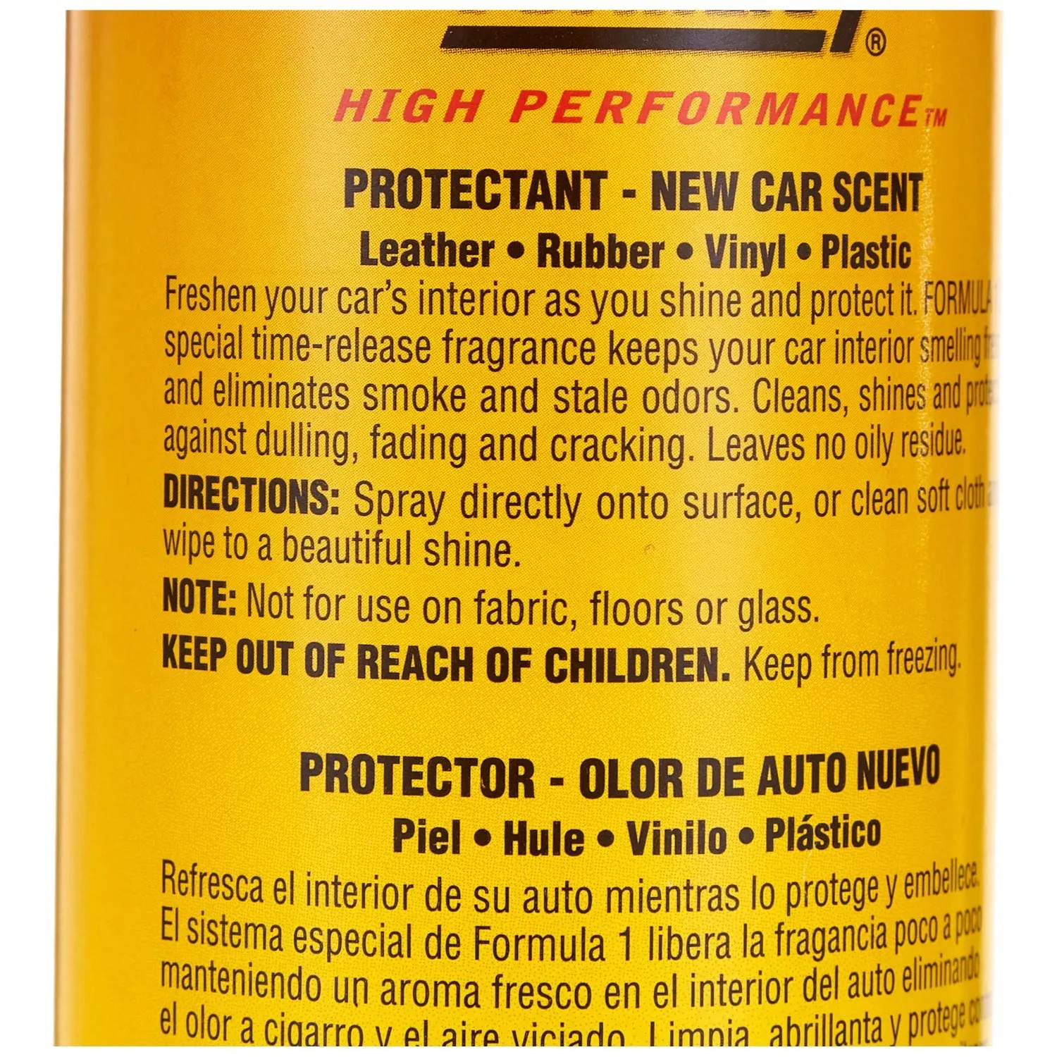 Formula 1 Fragrance Protectant New Car - 295ml (613825) Compatible with All Cars, Cleaning & Care, Polishes & Wax, Pack of 1 Piece