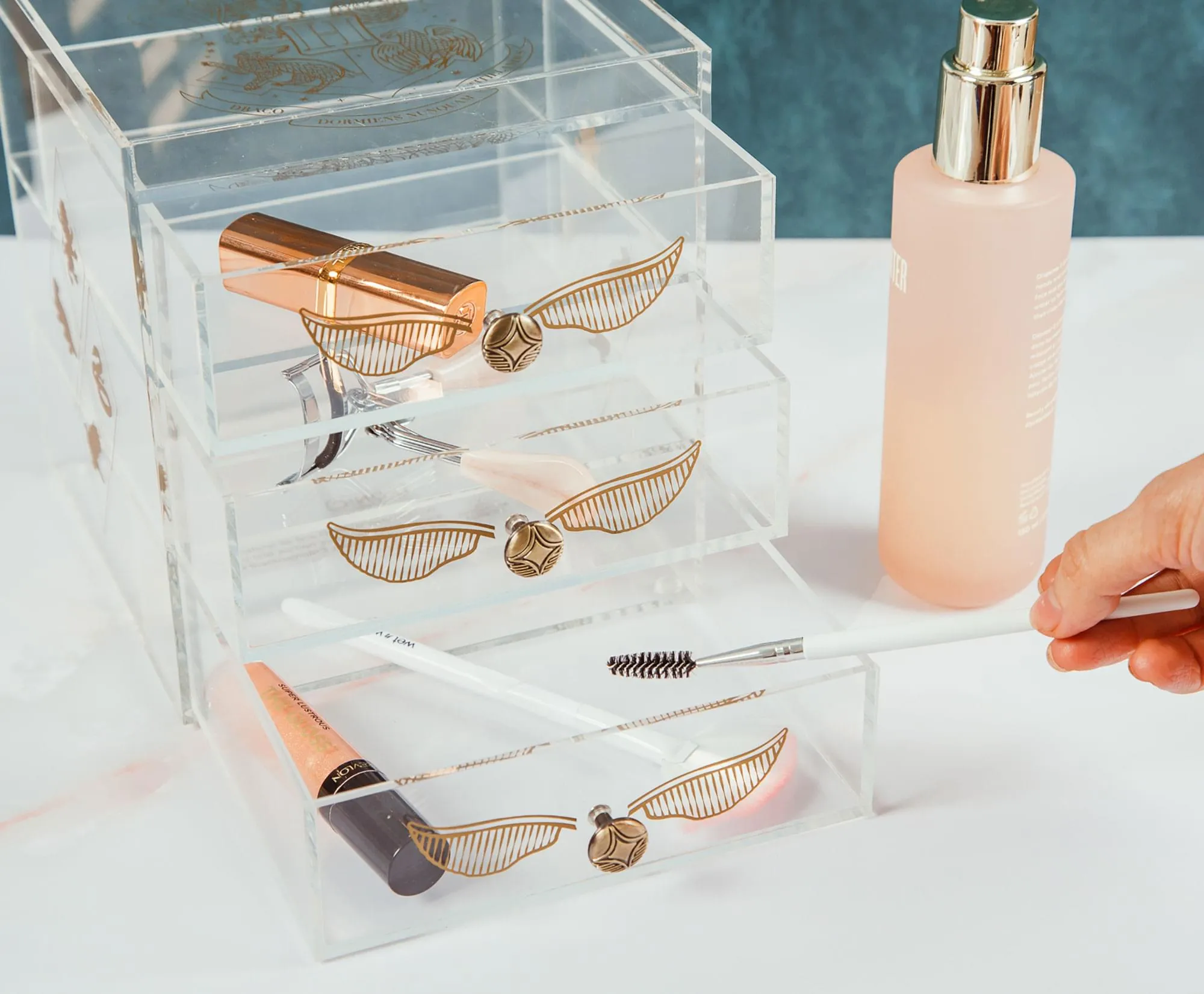 Harry Potter Snitch Acrylic Beauty Organizer Storage Case