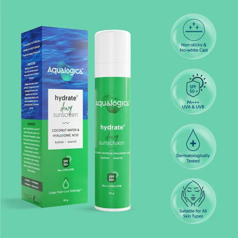 Hydrate  Dewy Sunscreen 50g (Pack of 2)