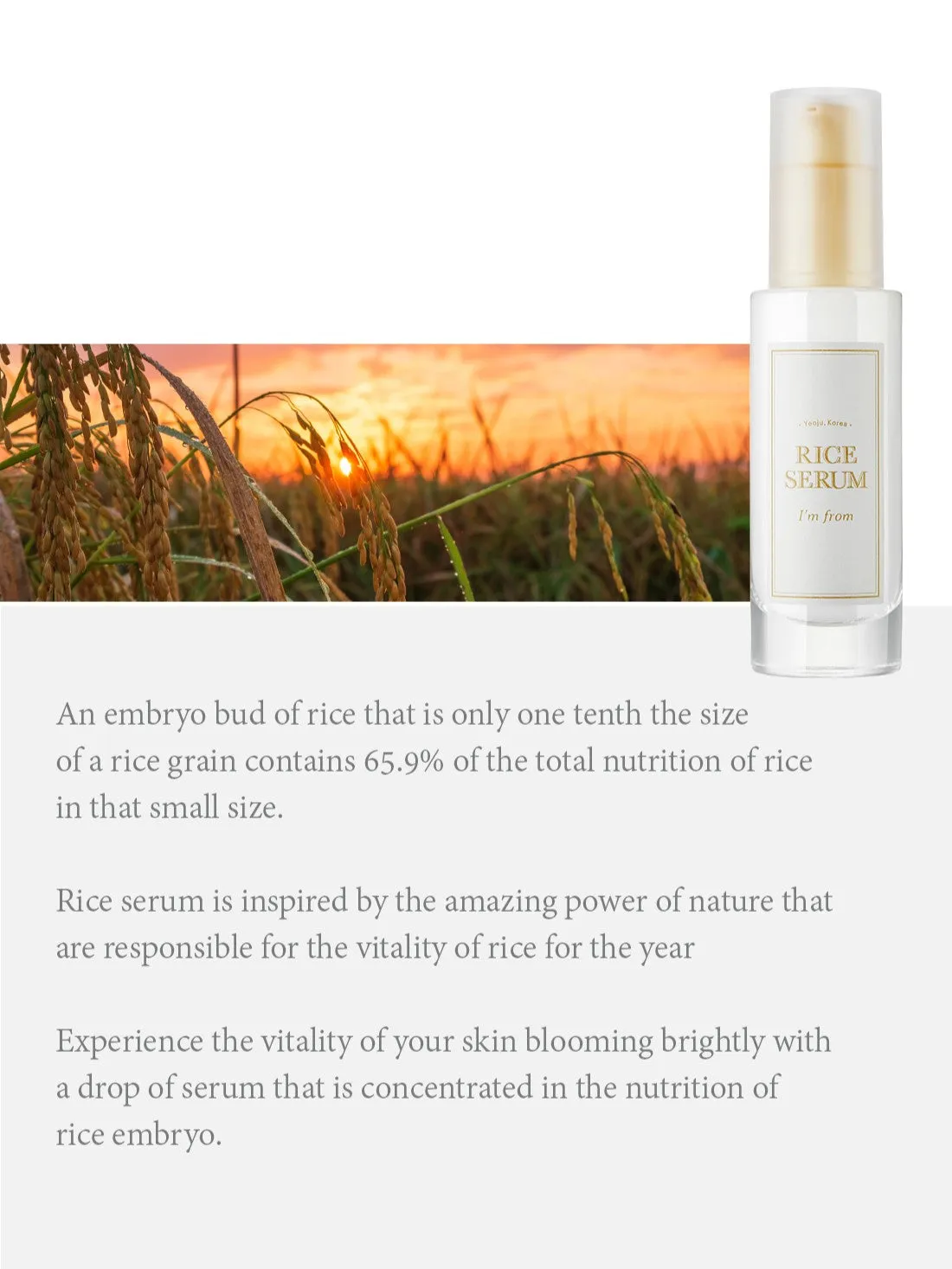 IM FROM Rice Serum 30 ml