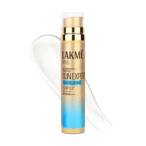 Lakmē 1% Hyaluronic water-light Sunscreen gel SPF 50 Pa     For Oily Skin, Plump & Hydrated skin 56g