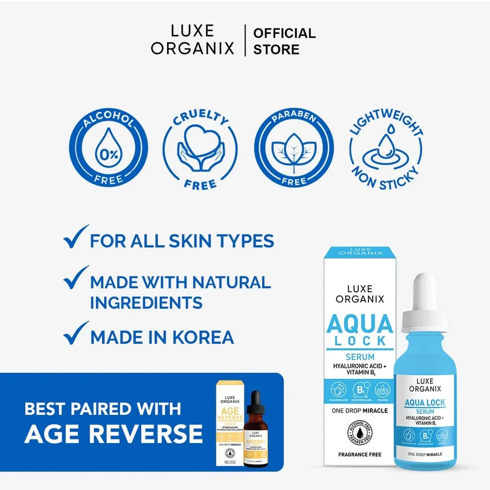 Luxe Organix Aqua Lock Plump Up Hydro Serum 30ml
