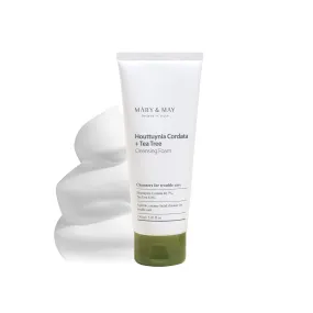 MARY & MAY Houttuynia Cordata   Tea Tree Cleansing Foam 150ml