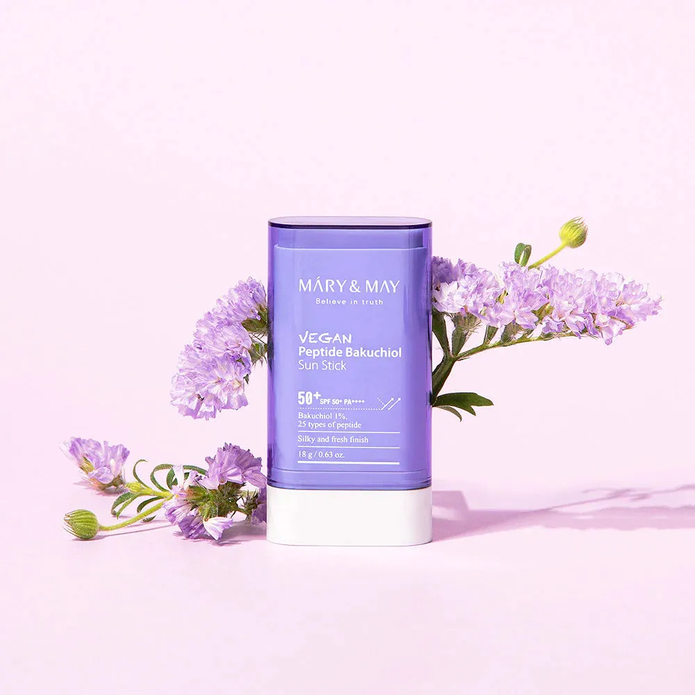 Mary & May Vegan Peptide Bakuchiol Sun Stick SPF50  PA    
