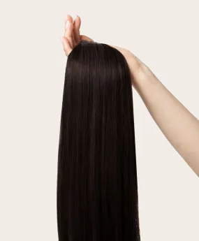 Natural Black, 20" Seamless Clip-In Hair Extensions, 1B | 180g