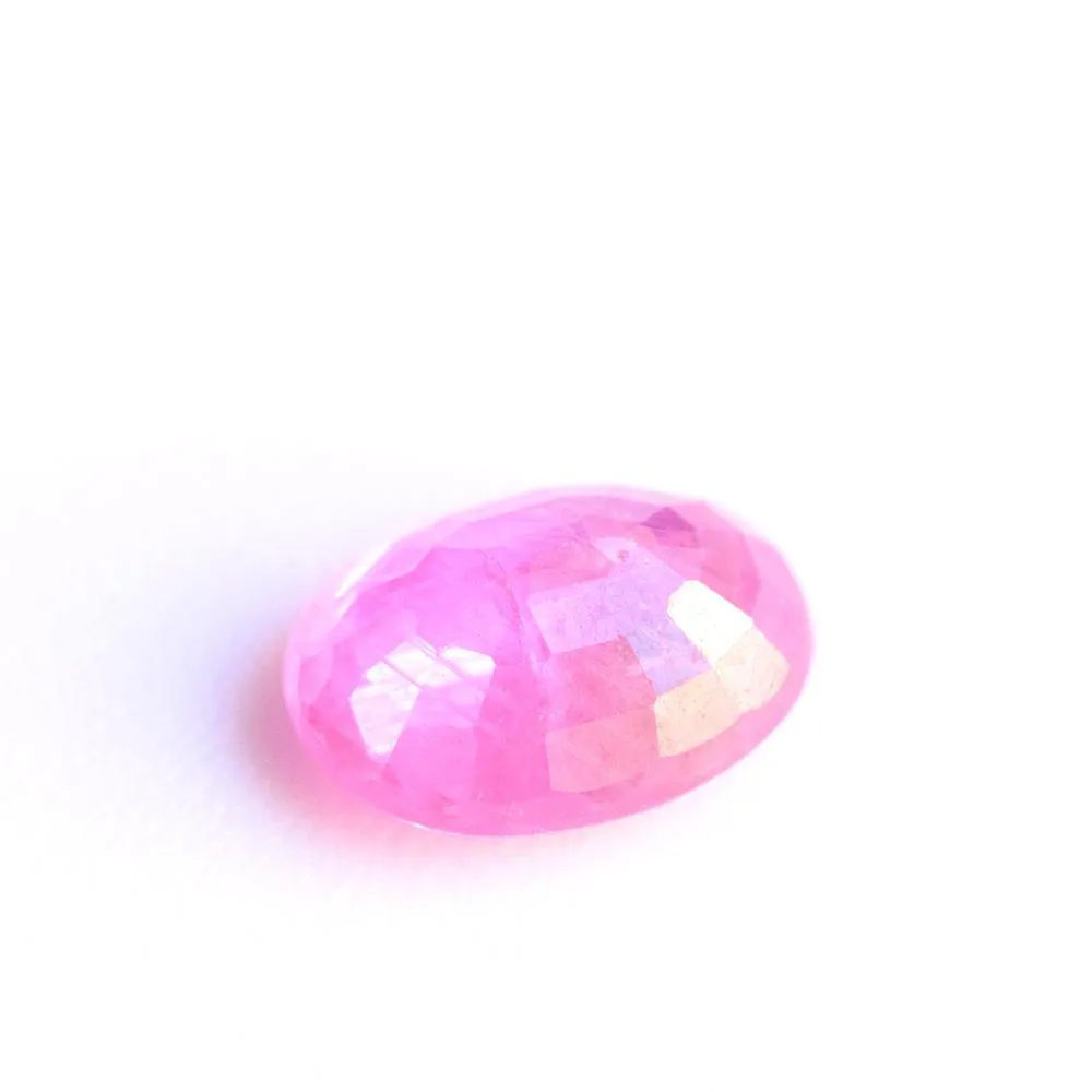 Natural Sapphire Gemstone | Oval Cut Pink |  1.07 Carats Heated