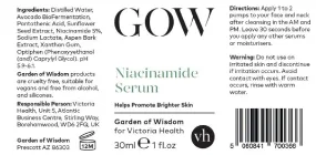 Niacinamide 5% Serum - Victoria Health by Garden of Wisdom (1 ounce)