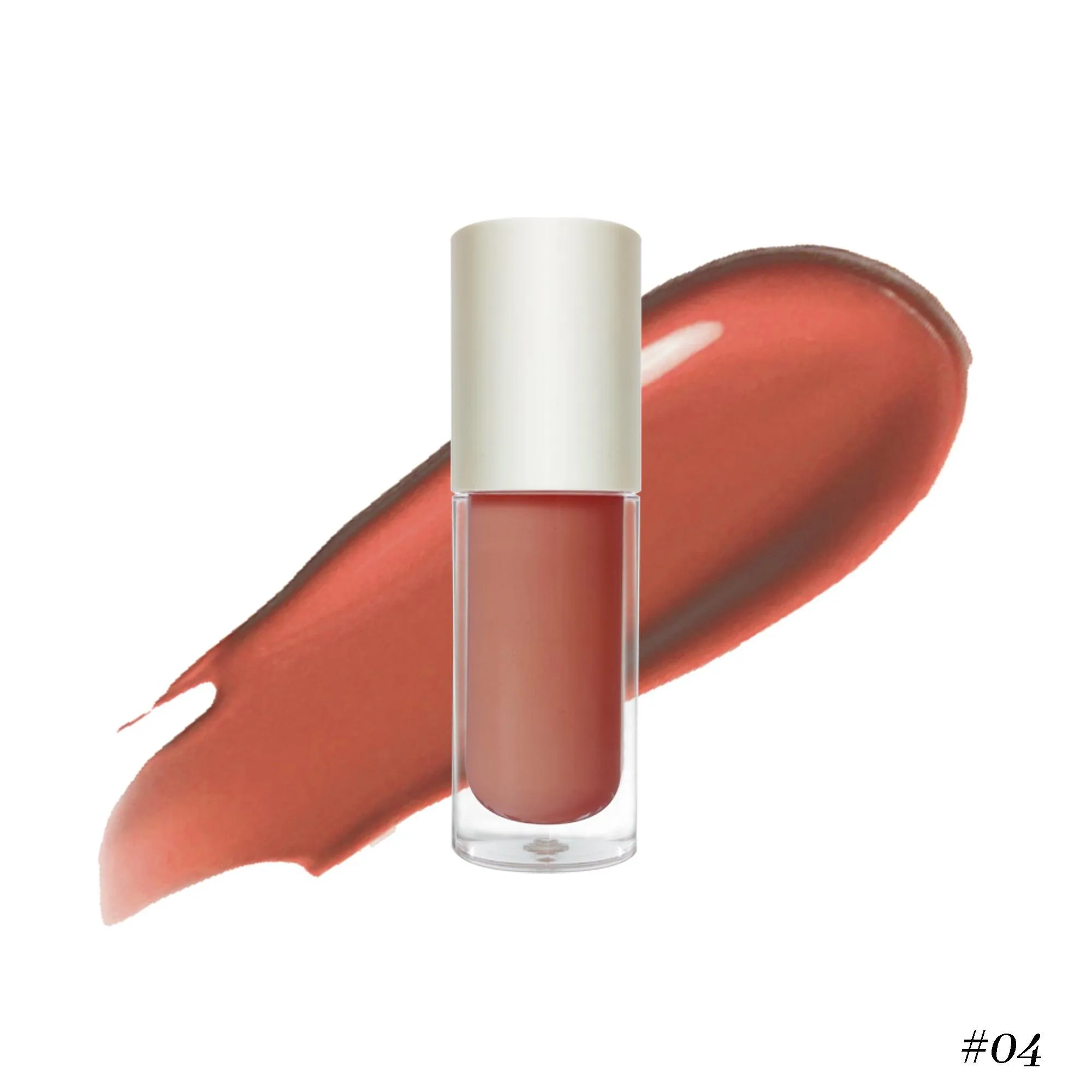 Nourishing Vegan Lip Gloss in Clear Pink for Irresistible Shine