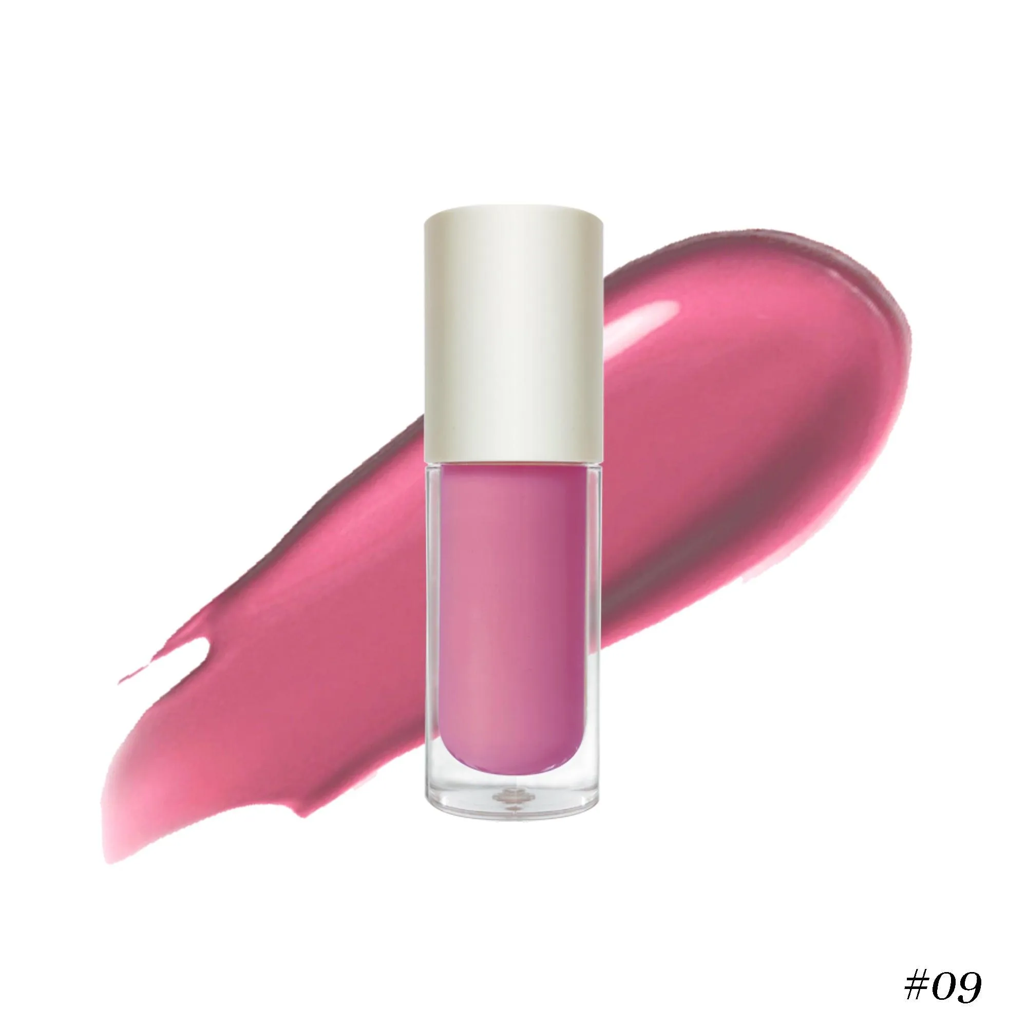 Nourishing Vegan Lip Gloss in Clear Pink for Irresistible Shine