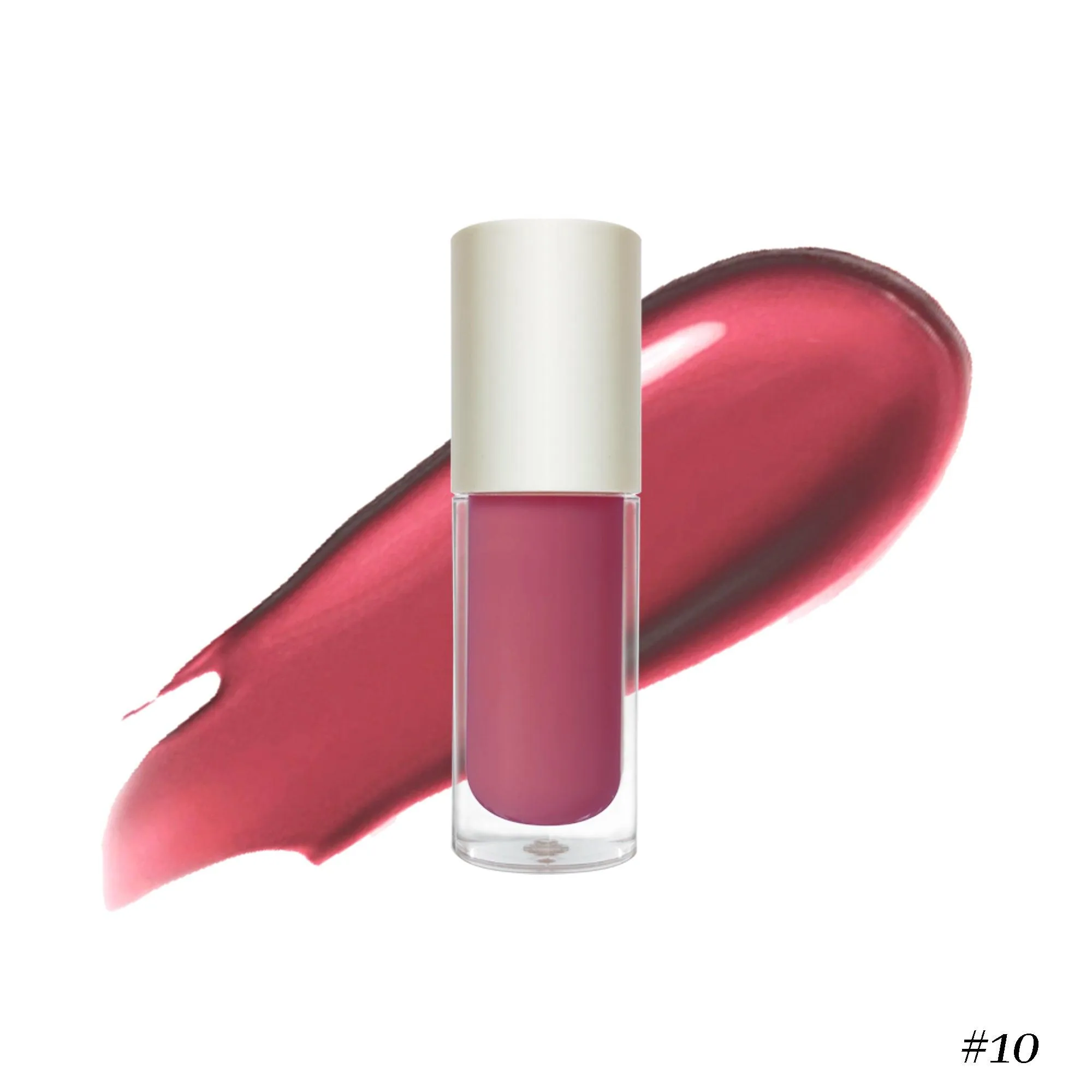 Nourishing Vegan Lip Gloss in Clear Pink for Irresistible Shine