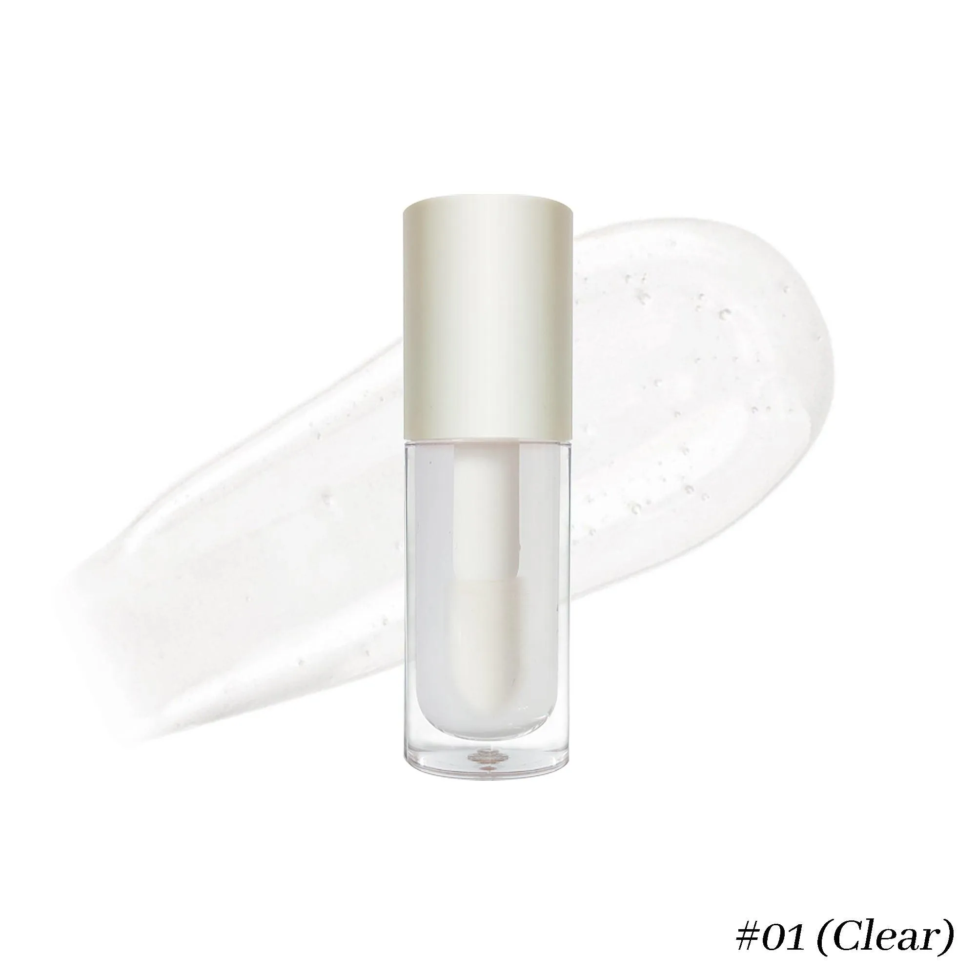 Nourishing Vegan Lip Gloss in Clear Pink for Irresistible Shine