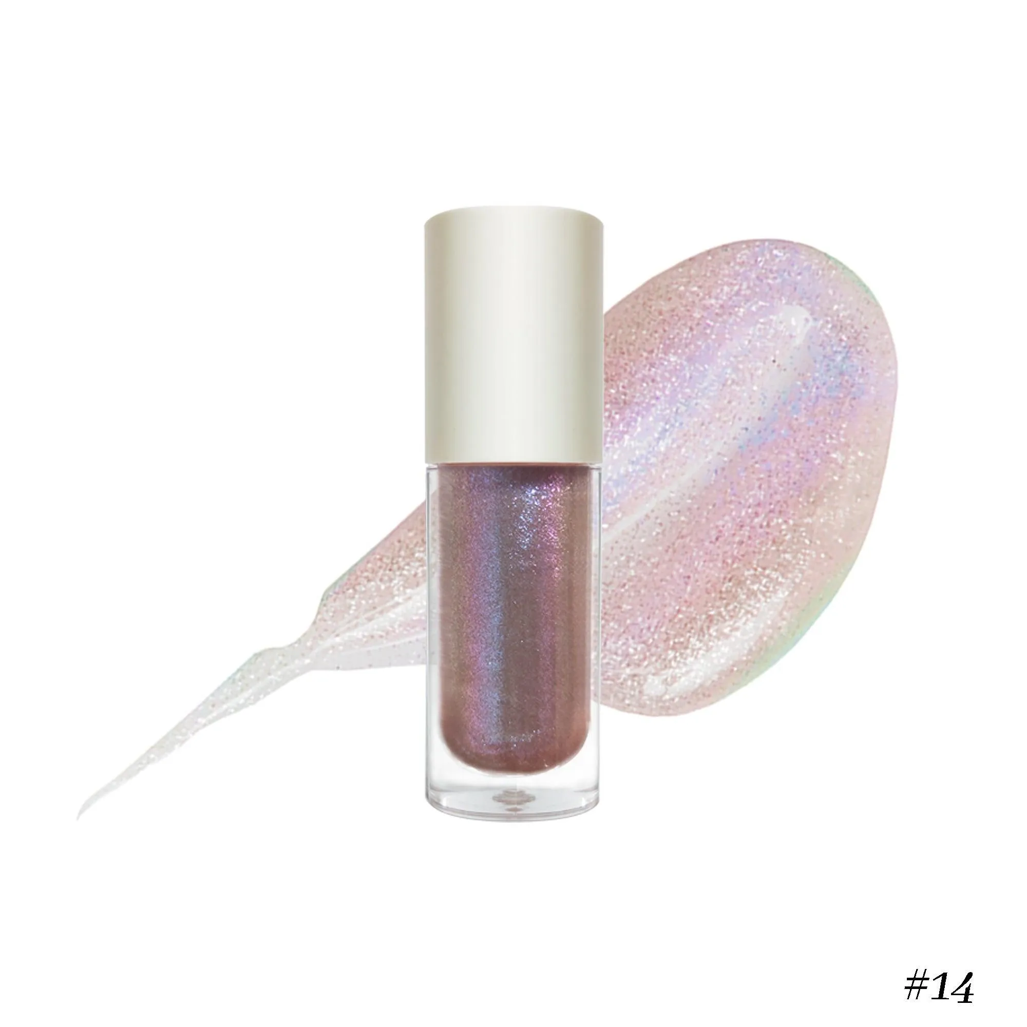 Nourishing Vegan Lip Gloss in Clear Pink for Irresistible Shine