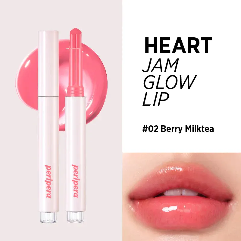 Peripera - Heart Jam Glow Lip #02 Berry Milk Tea