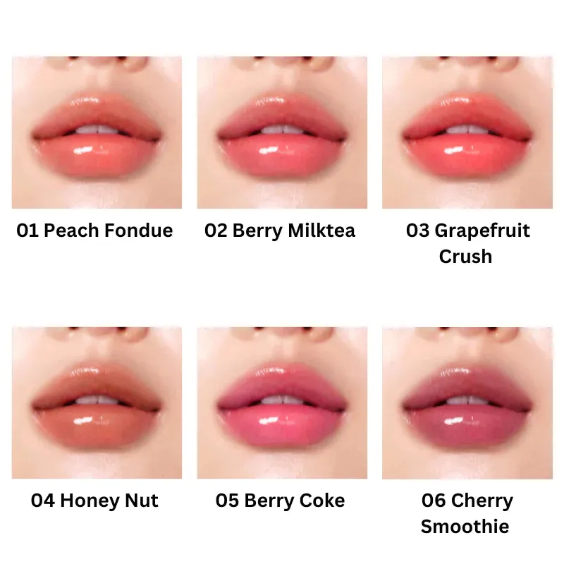 Peripera - Heart Jam Glow Lip #02 Berry Milk Tea