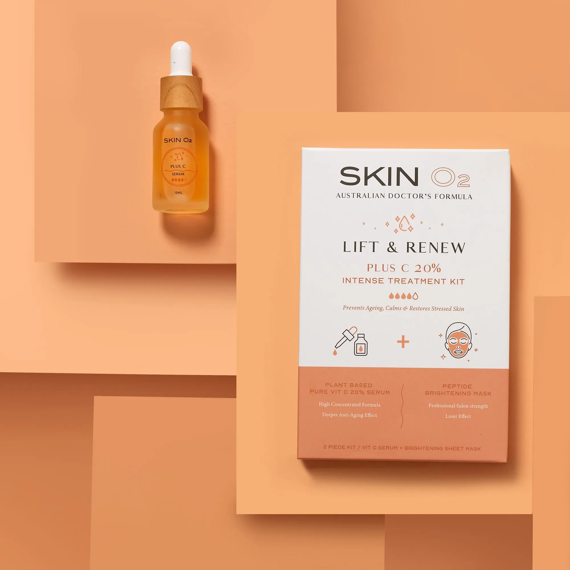 Plus C Serum   Free Peptide Mask