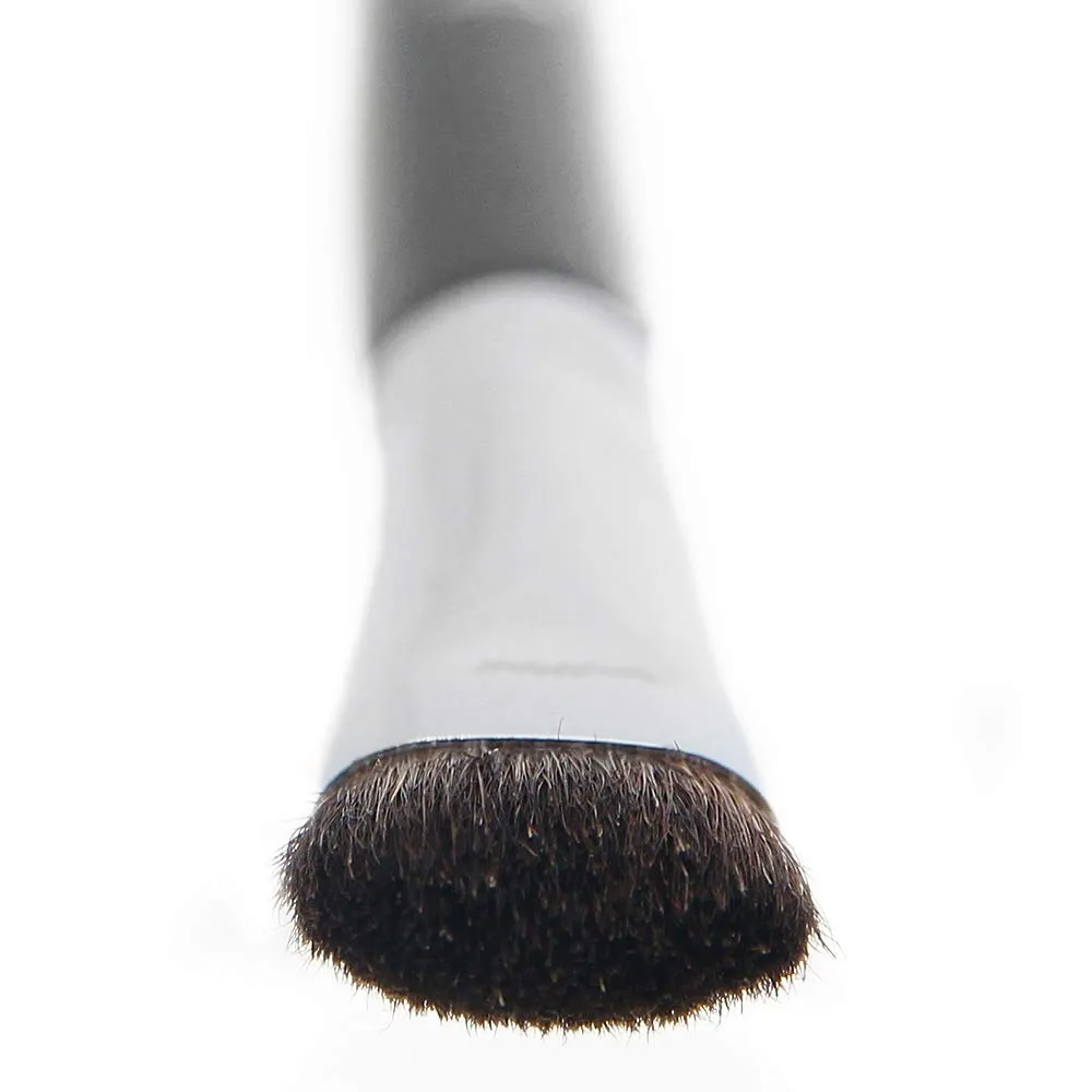 Professional Shader Eyeshadow Brush - Beauty Junkees pro All Over Short Flat Shader Eye Makeup Brush with Dense Rounded Natural Hair Bristles to Pack Eye Shadow Powder on Eyelid; Premium Quality