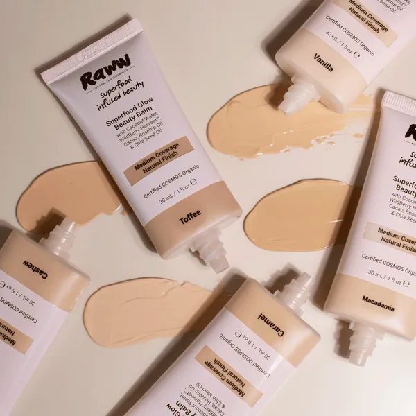 RAWW Superfood Glow Beauty Balm Cream Vanilla 30ml