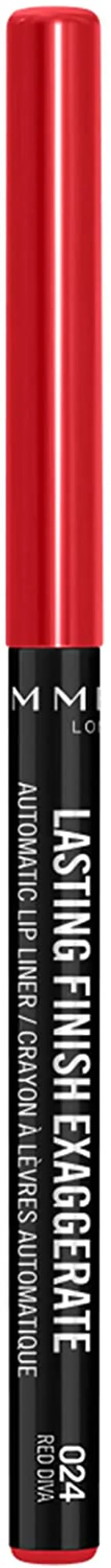 Rimmel, Lasting Finish Exaggerate Lip Liners, Red Diva