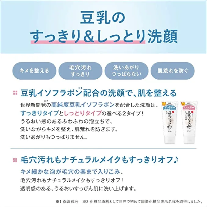 Sana Namerakahonpo Refresh Cleansing Wash NC 莎娜 豆乳本铺美肤清爽洗面奶 150g