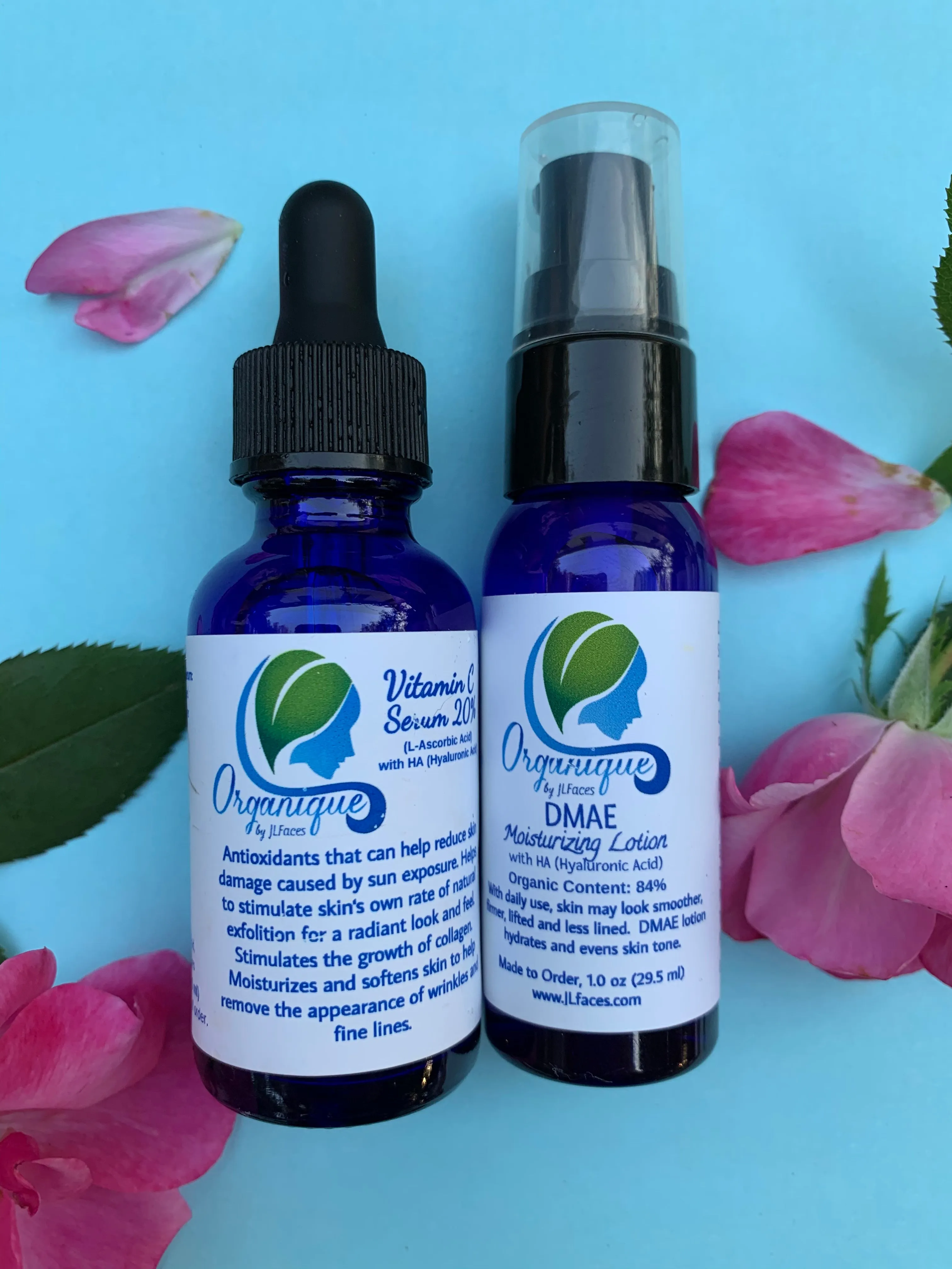 Vitamin C Serum w/HA & DMAE w/HA Combo Pack / Set