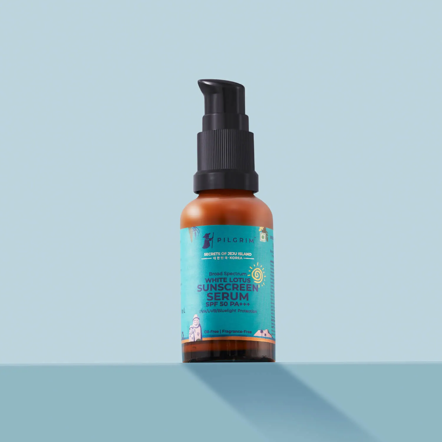 White Lotus Sunscreen Serum SPF 50 PA   